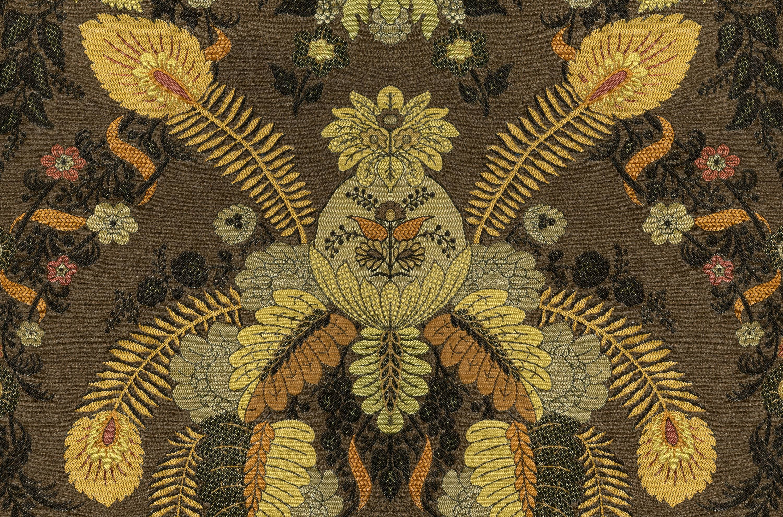 Etro Home Interiors_tessuto pluma ocra